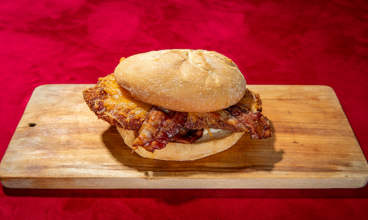 Crispy Chicken Bacon Cheddar Sandwich