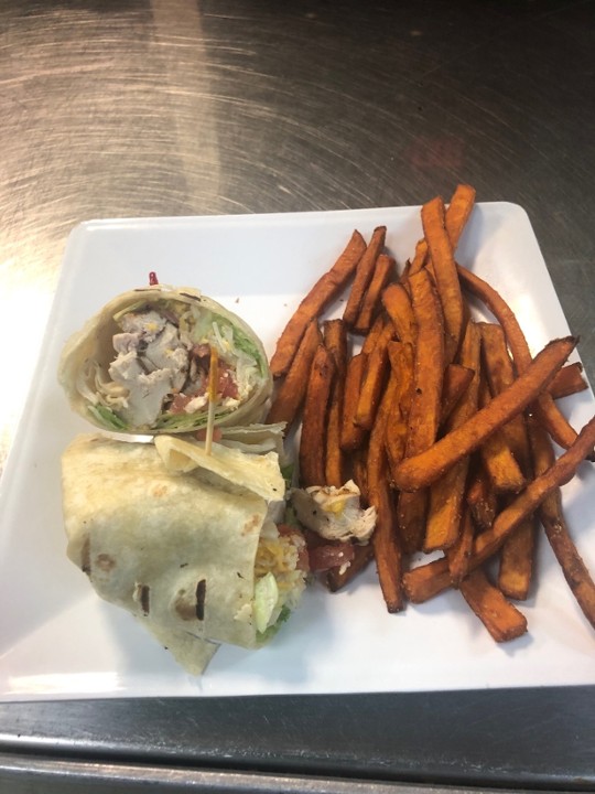 Grilled Chicken Sesame Thai Wrap