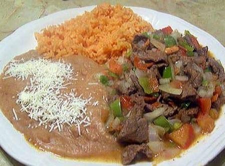 Bistec a la Mexicana/Mexican Style Steak