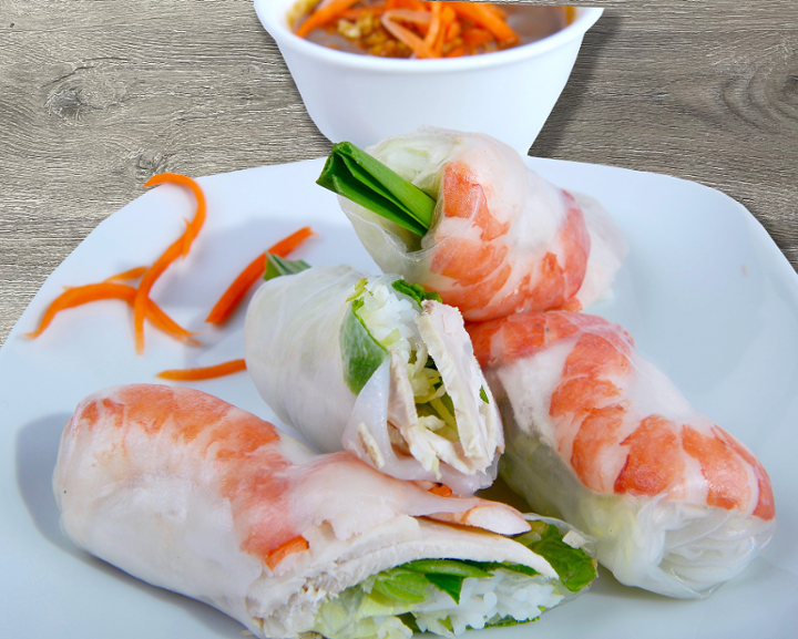 2. Goi Cuon - Fresh Shrimp Spring Rolls