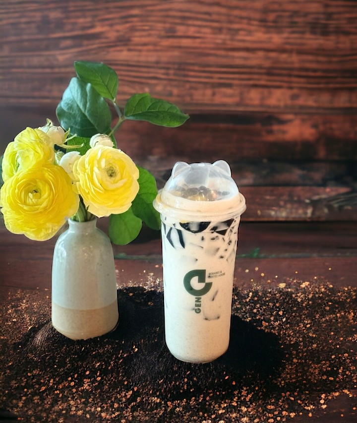 G12. Sesame Milk Tea " new"