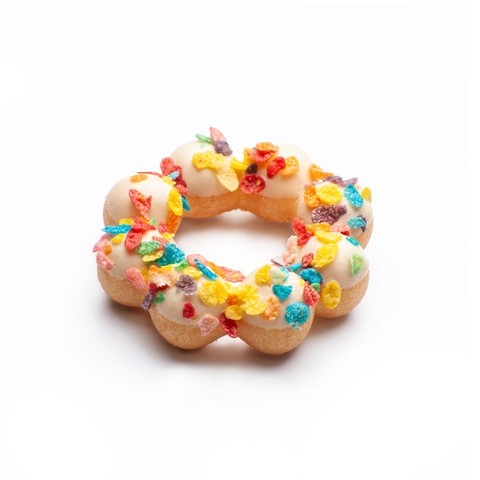 Cereal Fruity Pebbles Mochi Donut