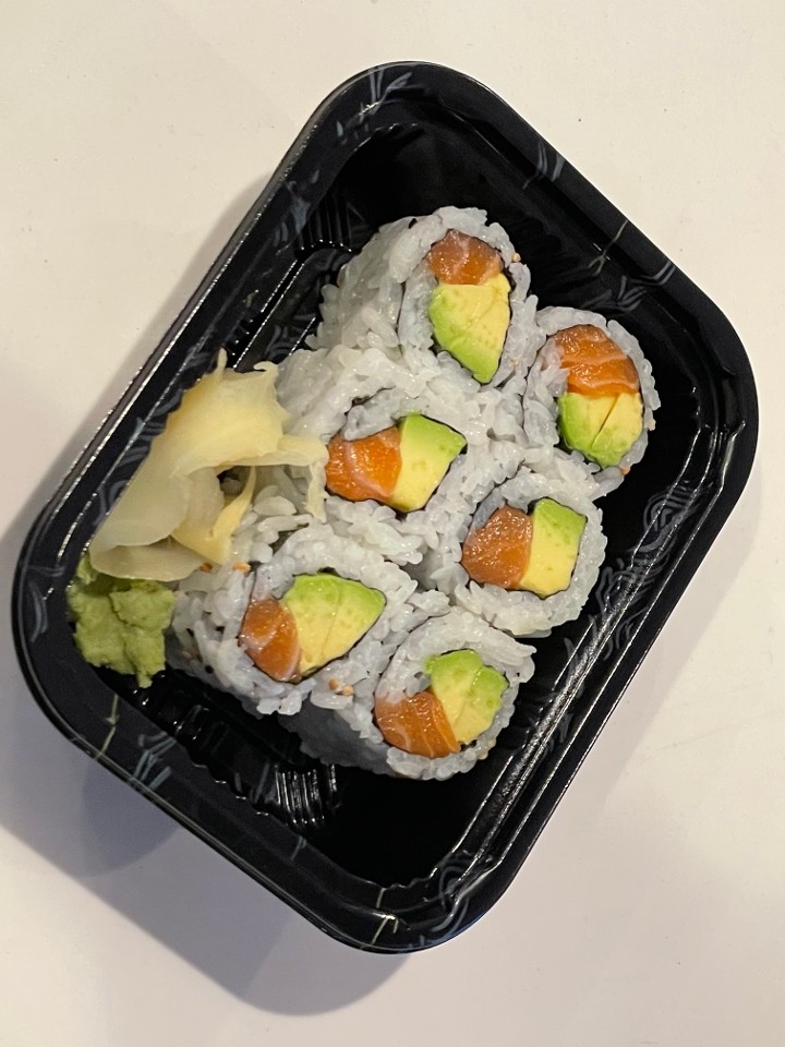 Salmon with Avocado Roll