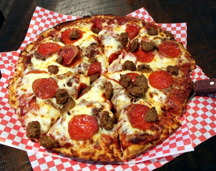 Meat-Itarian Pizza