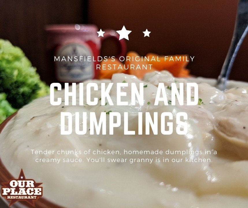 Chicken & Dumplings-Tuesday Only