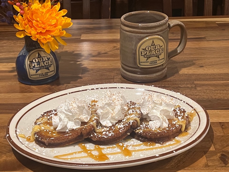 Cinnamon Pumpkin French Toast Special
