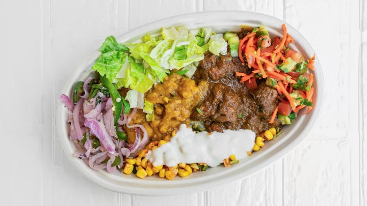 Lamb Curry Salad Bowl