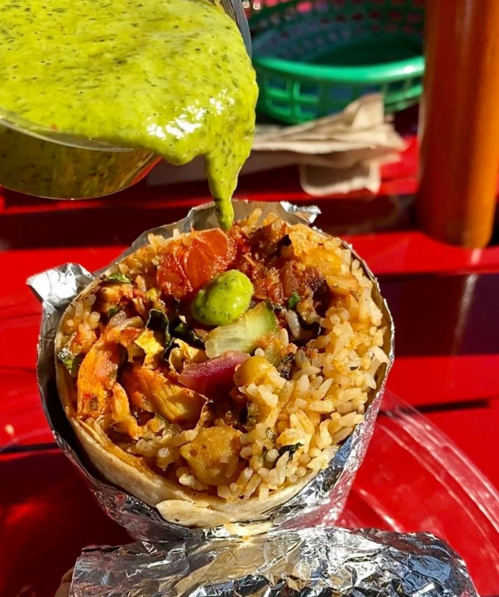 Lamb Curry Burrito