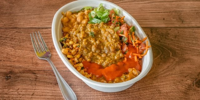 Lentil Curry Rice Bowl