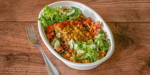 Lentil Curry Salad Bowl