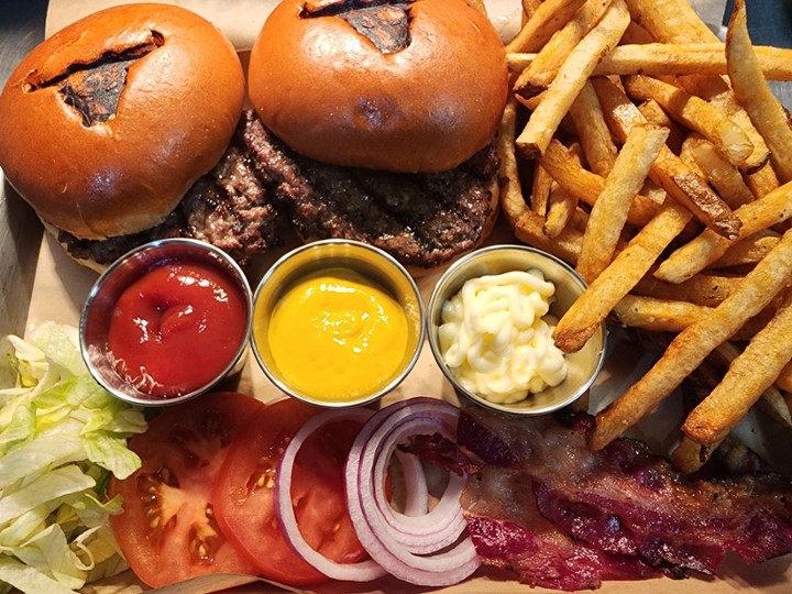 Build Your Own Burger Plate