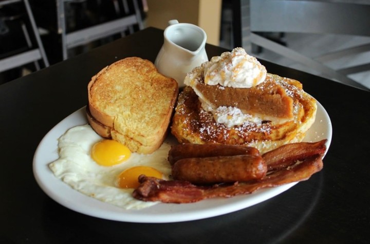 Jumping Jack Pumpkin Pancakes