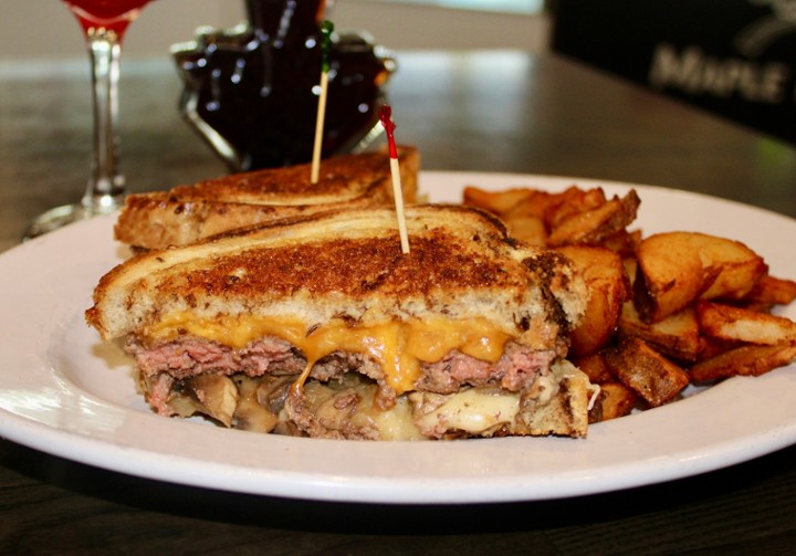 Patty Melt Grilled Cheese