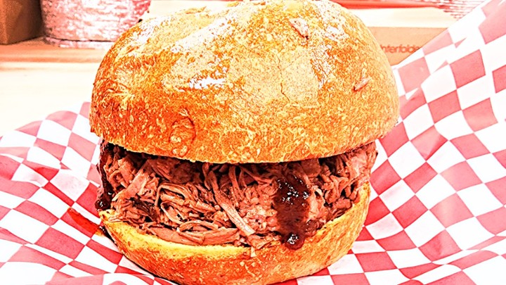 Chopped Brisket Sandwich