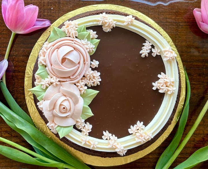 9" Flourless Chocolate Cake with Chocolate Ganache