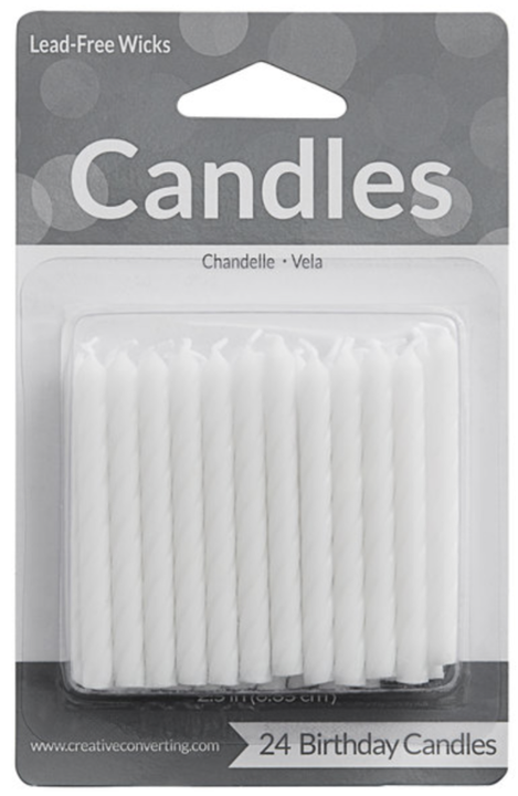 White Candles (24 pack)