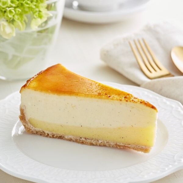 Creme Brulee Cheesecake Slice