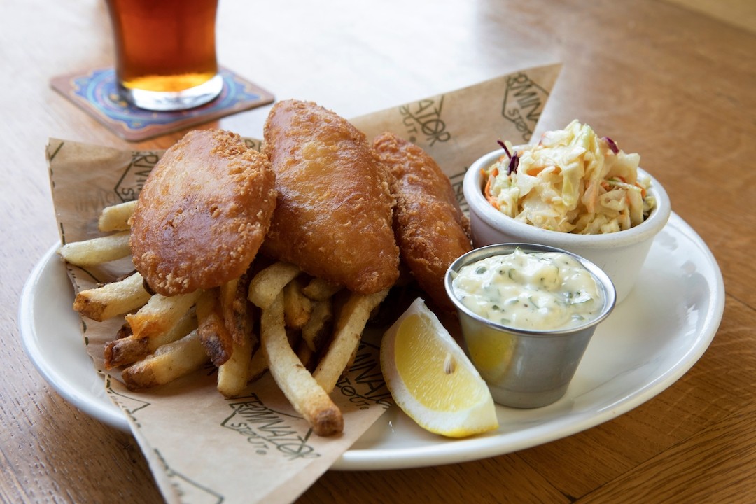 Ale-Battered Fish & Chips - 2 Pieces