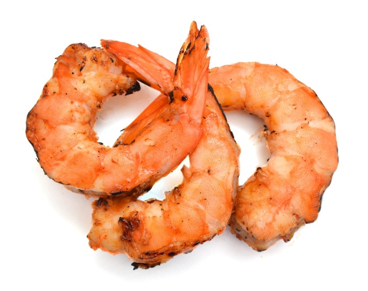 Three Grilled Shrimp