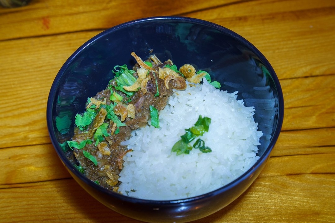 Caramelized Beef over Rice