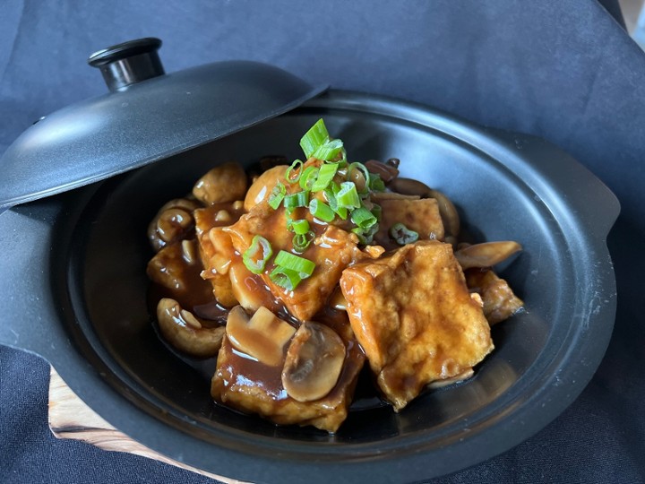 Triple Mushroom Tofu Pot