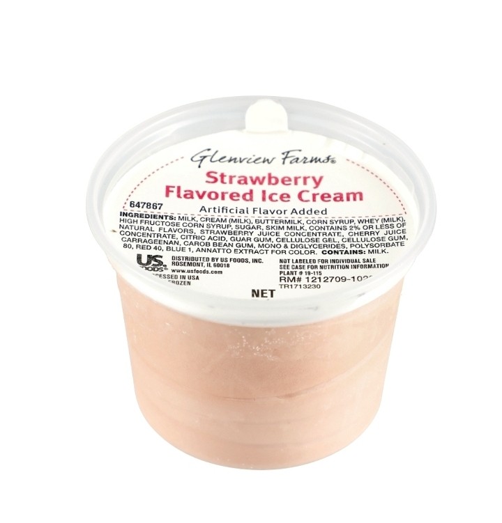 Strawberry ice Cream (4 oz Cup)