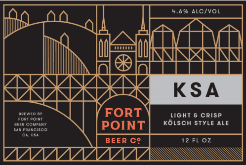 **Fort Point KSA -Kolsch Style Ale**
