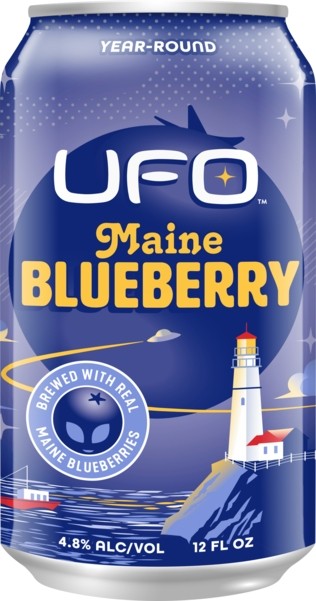 UFO Maine Blueberry Wheat Beer,  12 Oz. Can