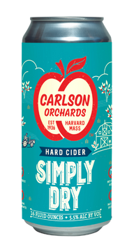 Carlson Orchards Simply Dry Cider, 16 Oz. Can