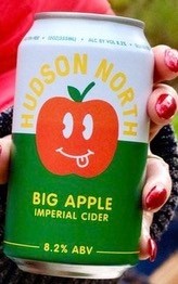 Hudson North Big Apple Cider, 12 oz. Can
