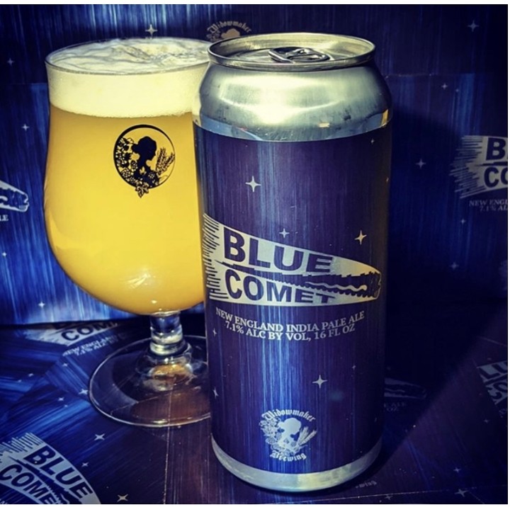 16 Oz. Draft Widowmaker Blue Comet IPA