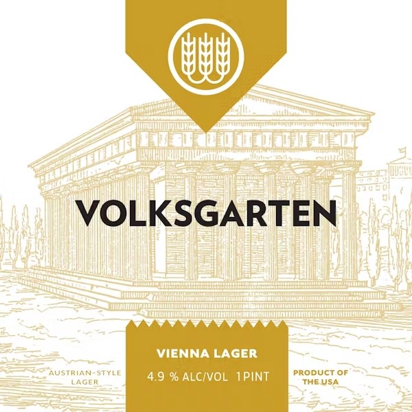 Schilling Volksgarten Vienna Lager, 16 Oz Can