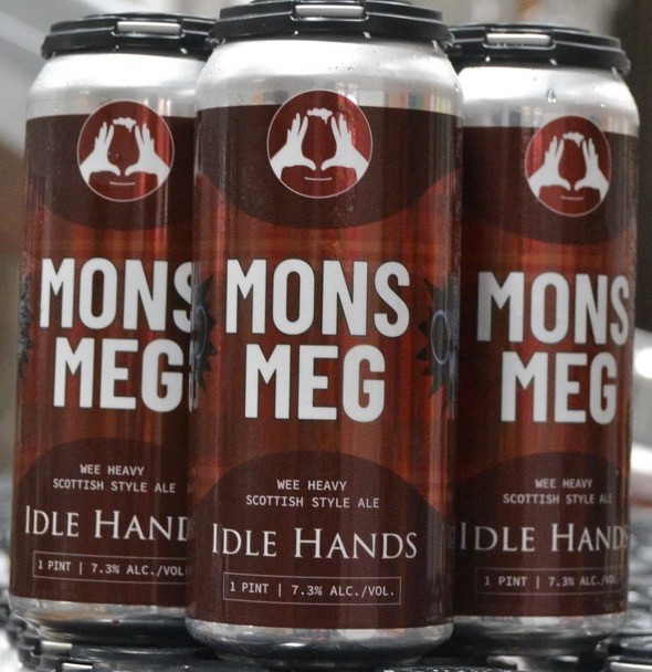 Idle Hands Mons Meg Scottish Ale, 16 Oz. Can