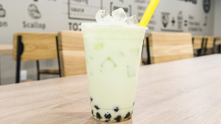 Honeydew Milk Bubble Tea