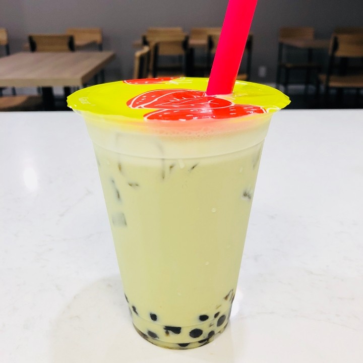 Green Tea Matcha Milk Bubble Tea