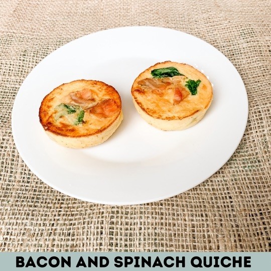 Spinach Bacon Egg Bites