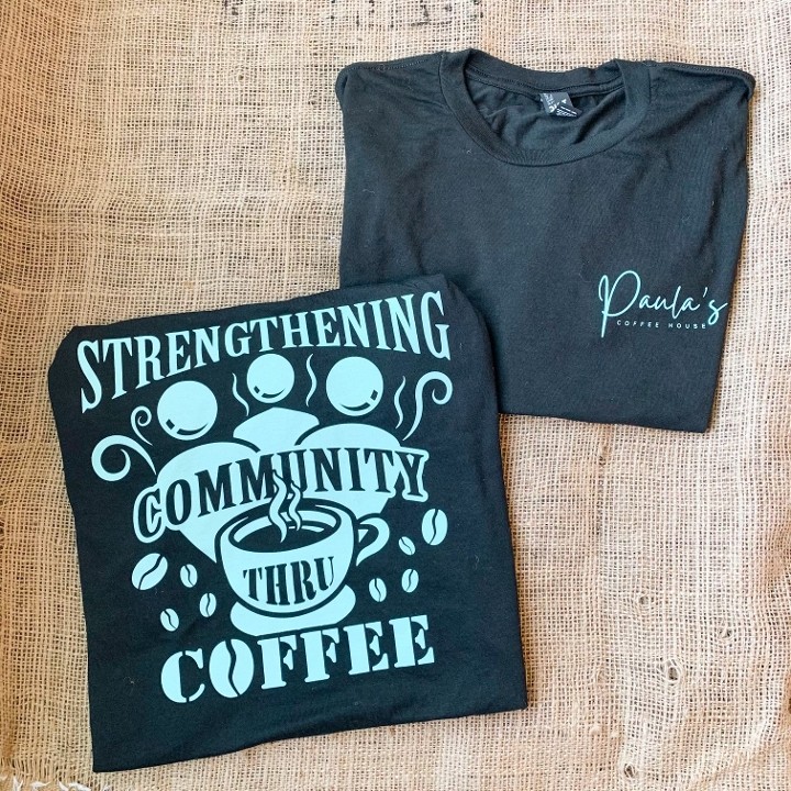 “Coffee Community” tee shirt