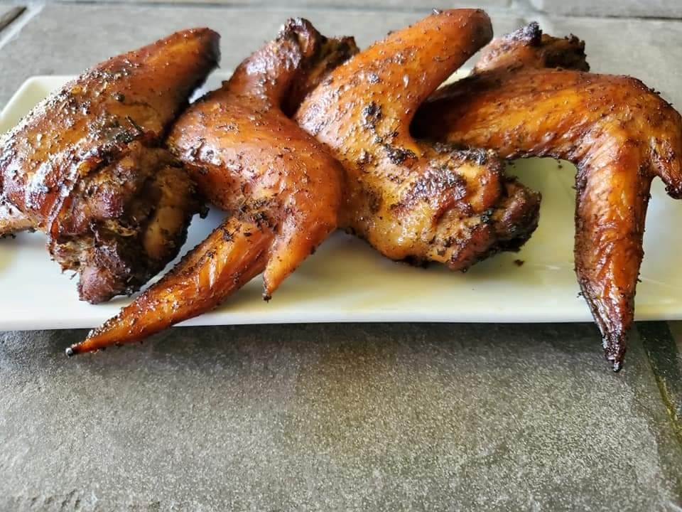 6 Grilled Jerk Chicken Wings