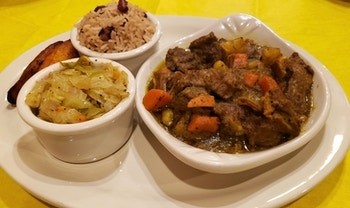 Curry Goat Plate