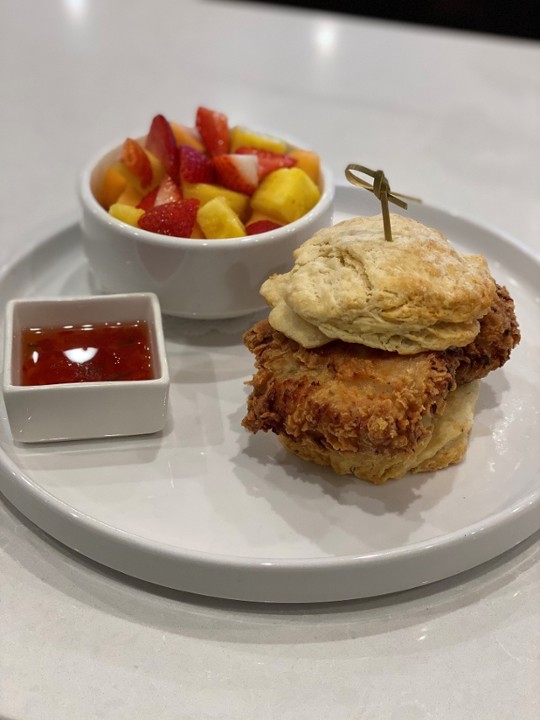 Crispy Chicken and Biscuit