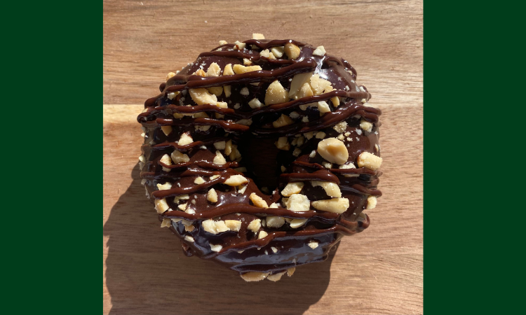 Chocolate Nut Donut