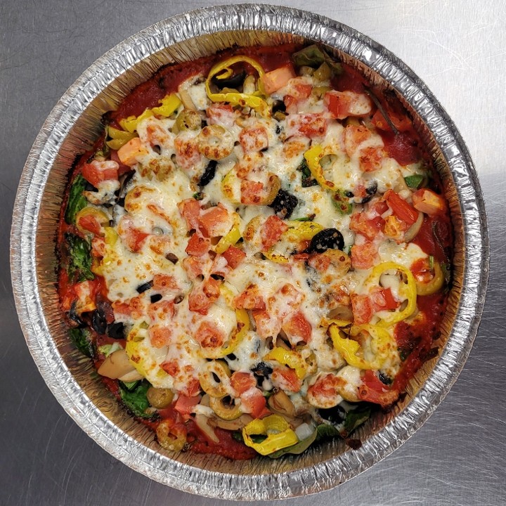 9" Crustless Pizza Bowl - Veggie