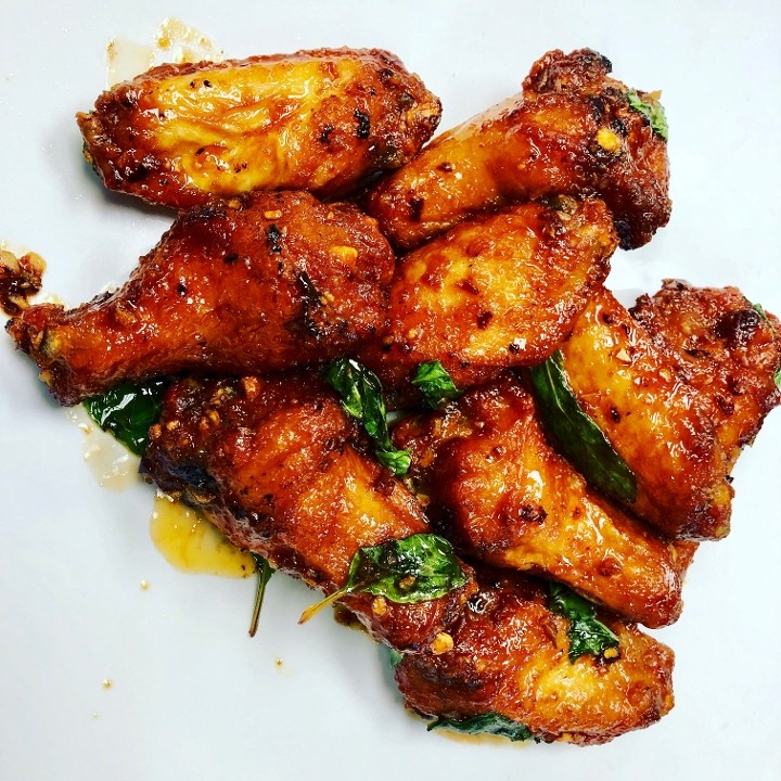 A8 - Wings Stir-Fry With Basil