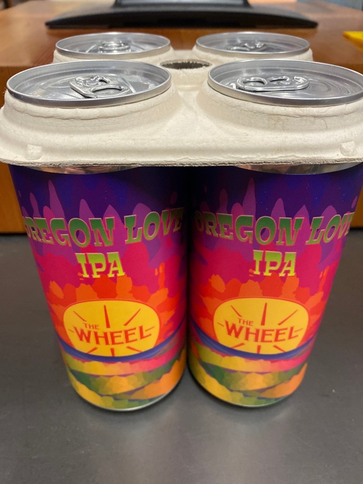 4pack cans Oregon Love IPA