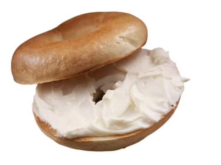 Begal and cream cheese