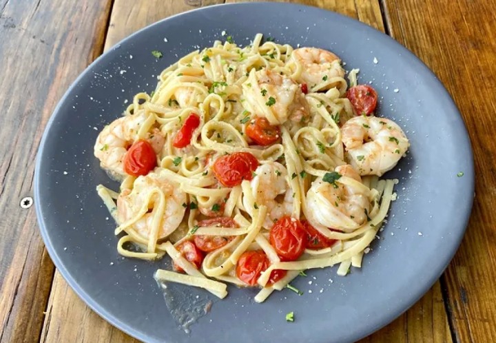 The "Bomb" Shrimp Linguini