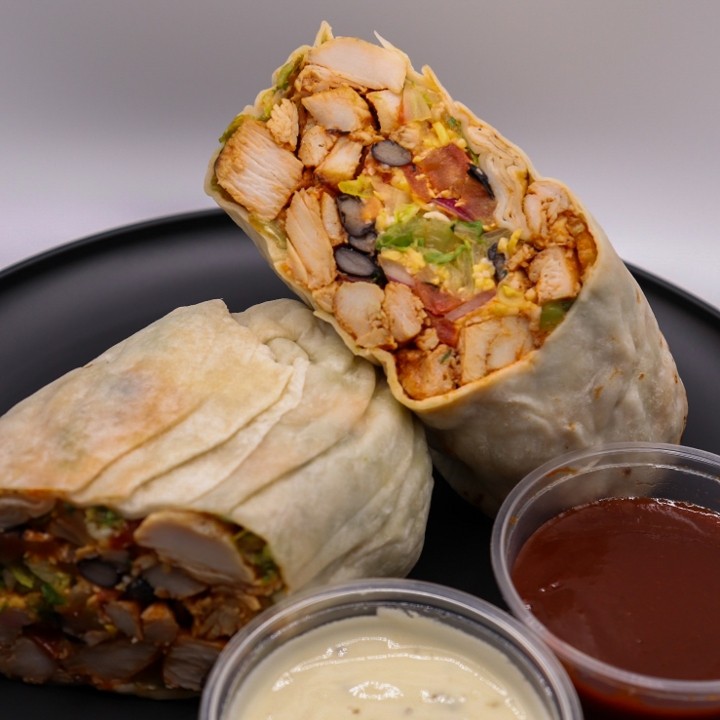 BBQ Chopped Chicken Wrap