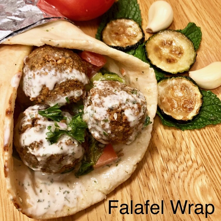 Falafel Wrap( Vegan )