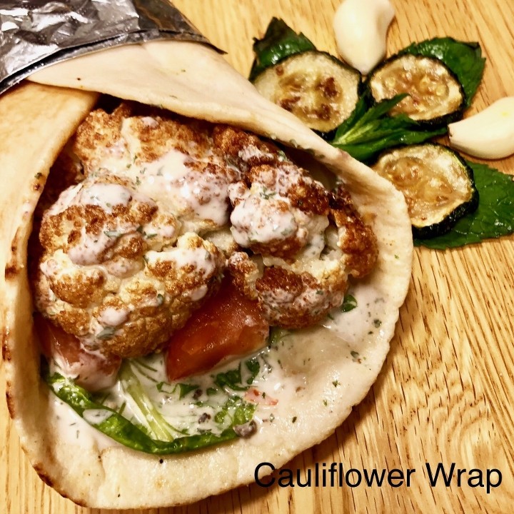 Cauliflower Wrap (Vegan)