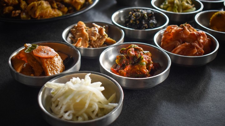 Full set banchan & Rice